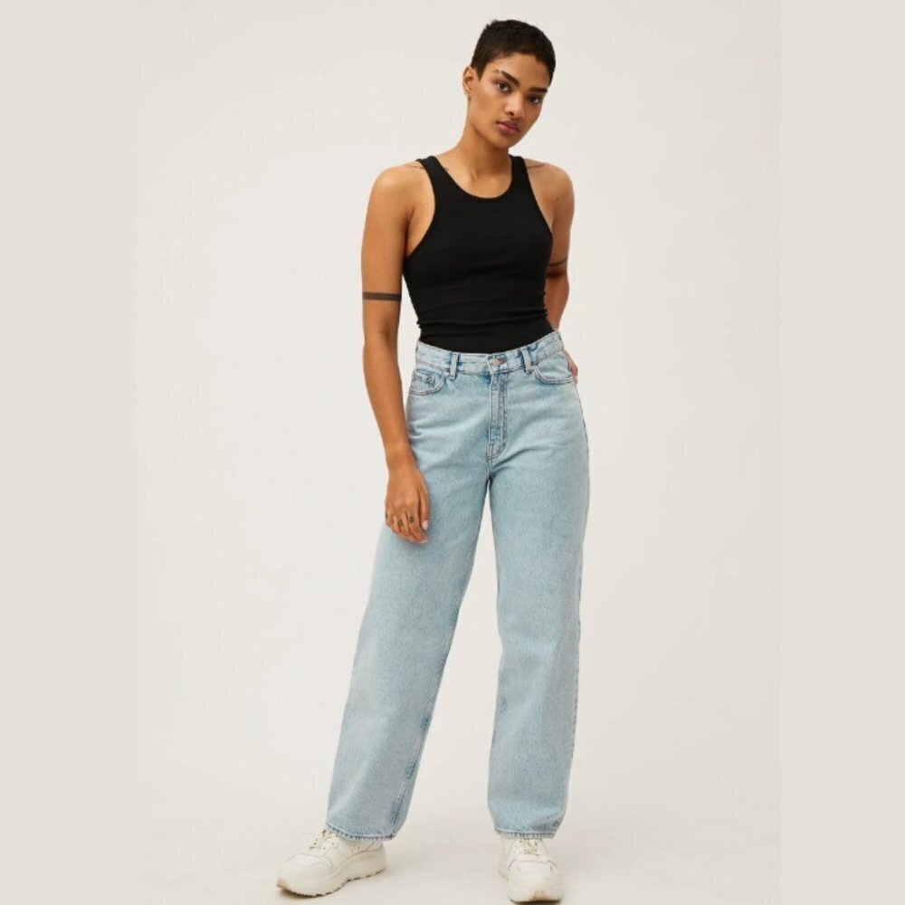Weekday Women's Rail Mid Straight Jeans - 32/32
